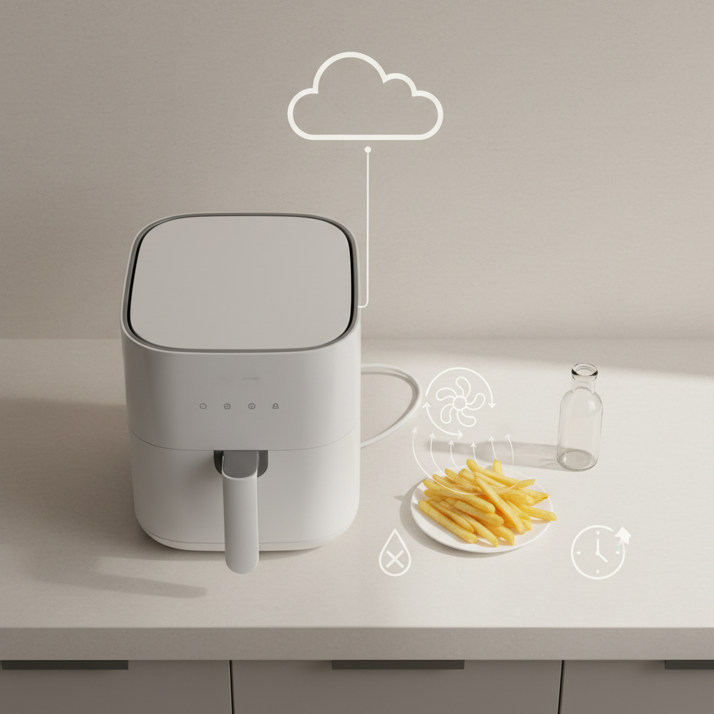 Kodėl verta išbandyti „Xiaomi“ karšto oro gruzdintuvę: privalumai, funkcijos ir naudotojų įspūdžiai